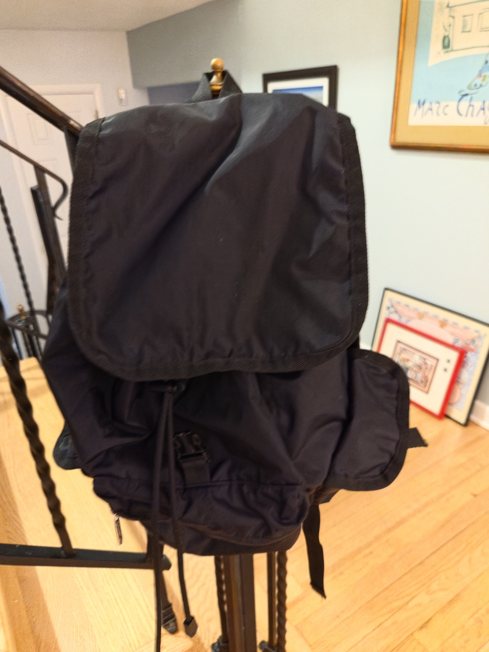 LeSportsac Black Nylon Voyager Backpack - Picture 2 of 5